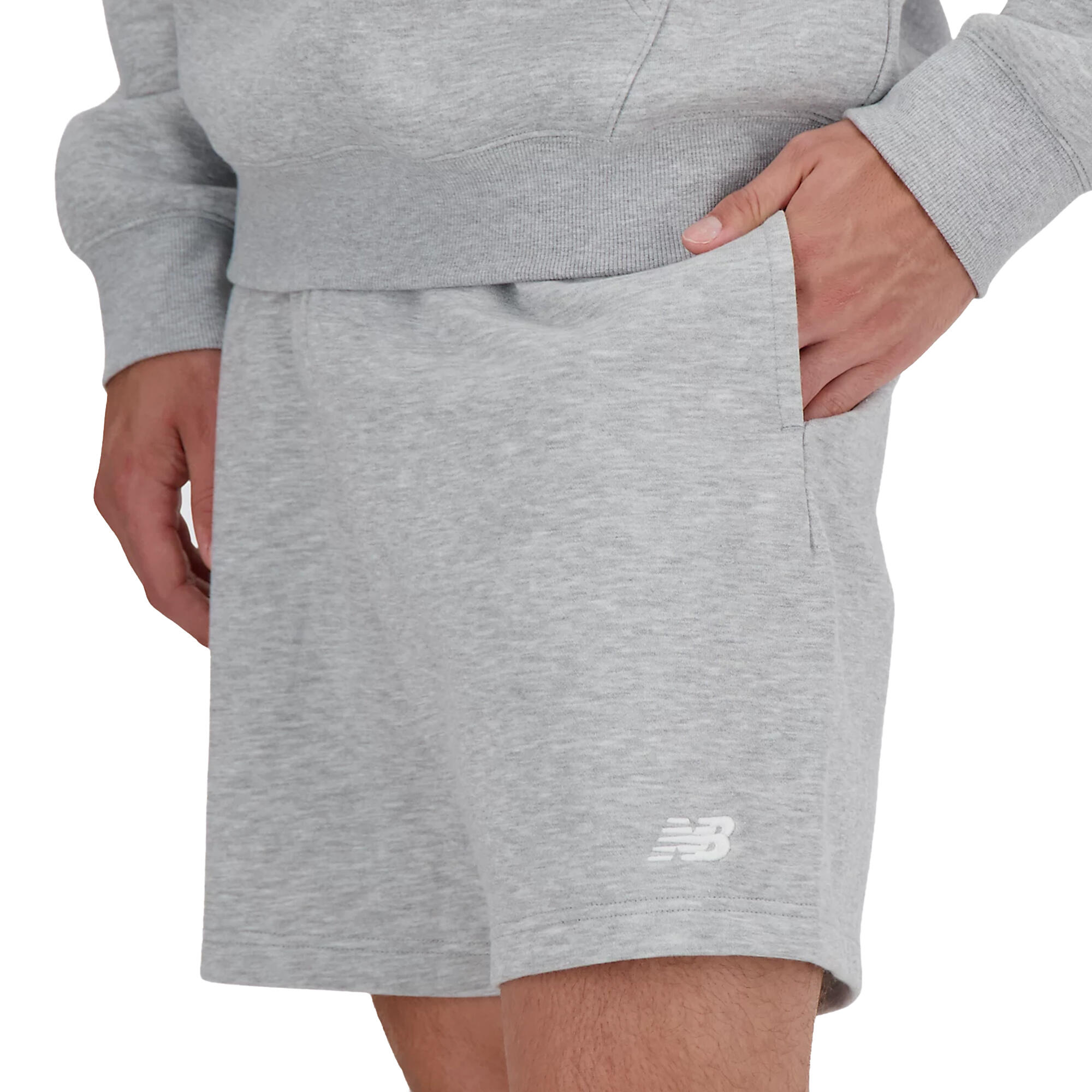 New Balance Short French Terry Uomo 2/4