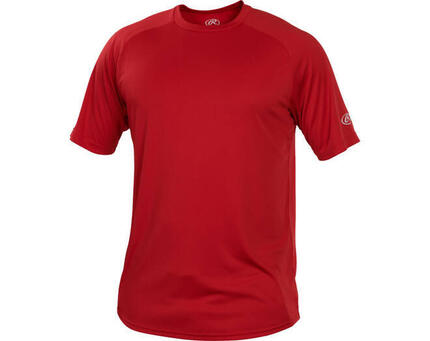Rawlings RTT Crew Neck Short Sleeve S Scarlet Baseball/Softball