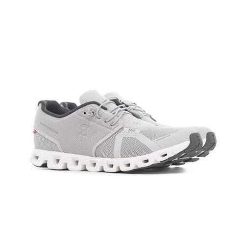 Zapatillas Grises On Running Cloud 5 Hombre Glacier - White 2/5