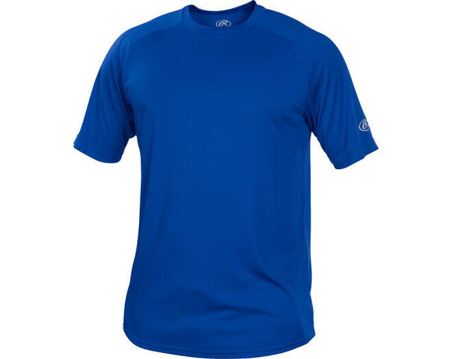 RAWLINGS Camiseta de manga corta y cuello redondo Rawlings RTT talla grande azul marino