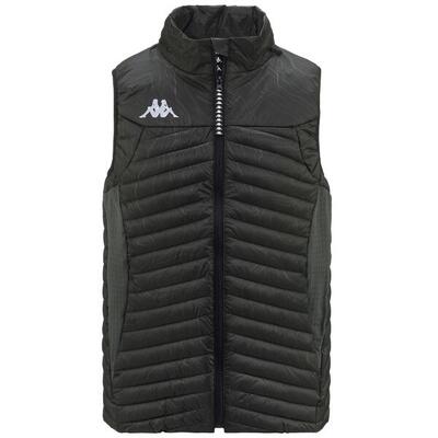 Smanicato da uomo donna in poliestere verde da outdoor