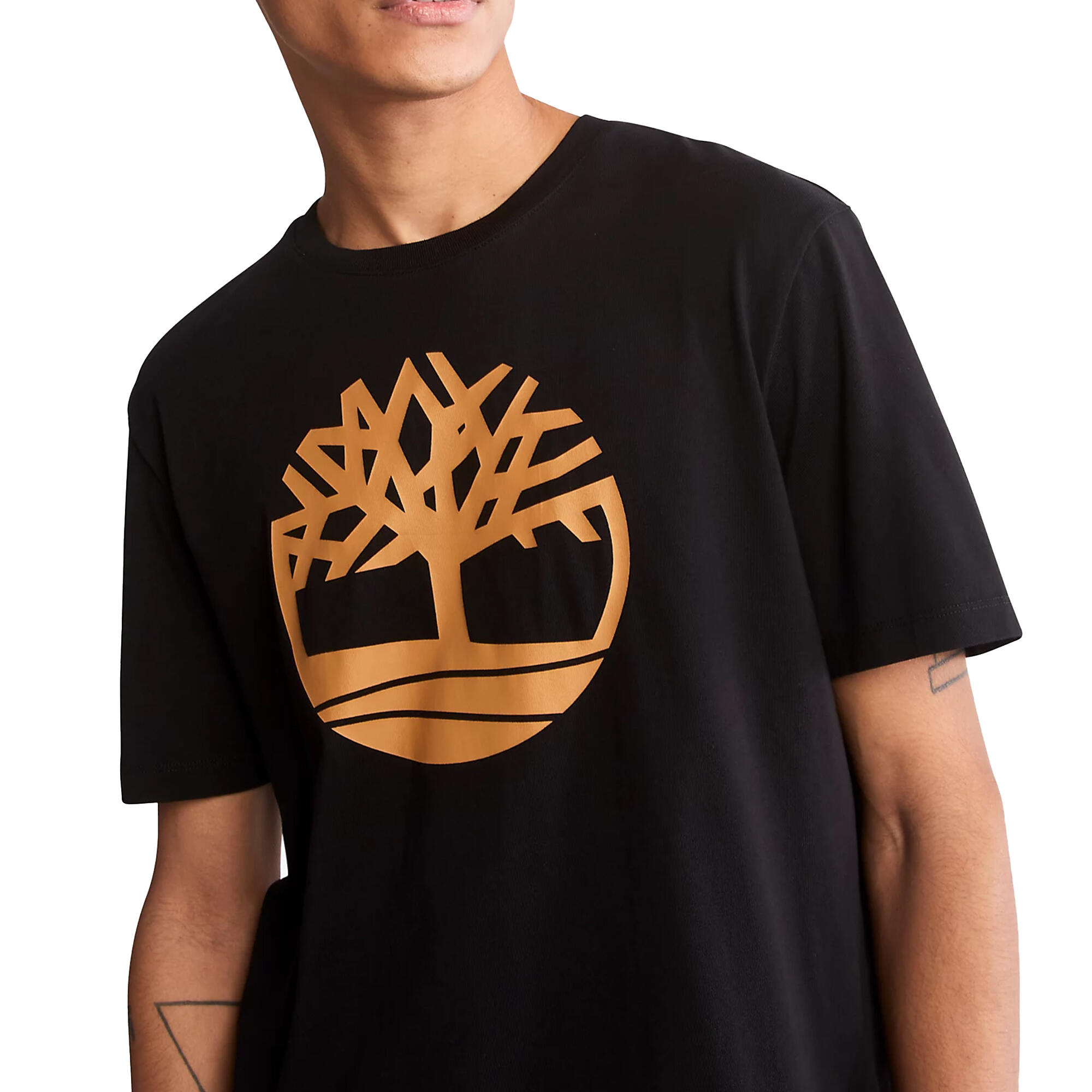T-shirt Kennebec River Tree Logo Zwart - TB0A2C2RP56 4/4