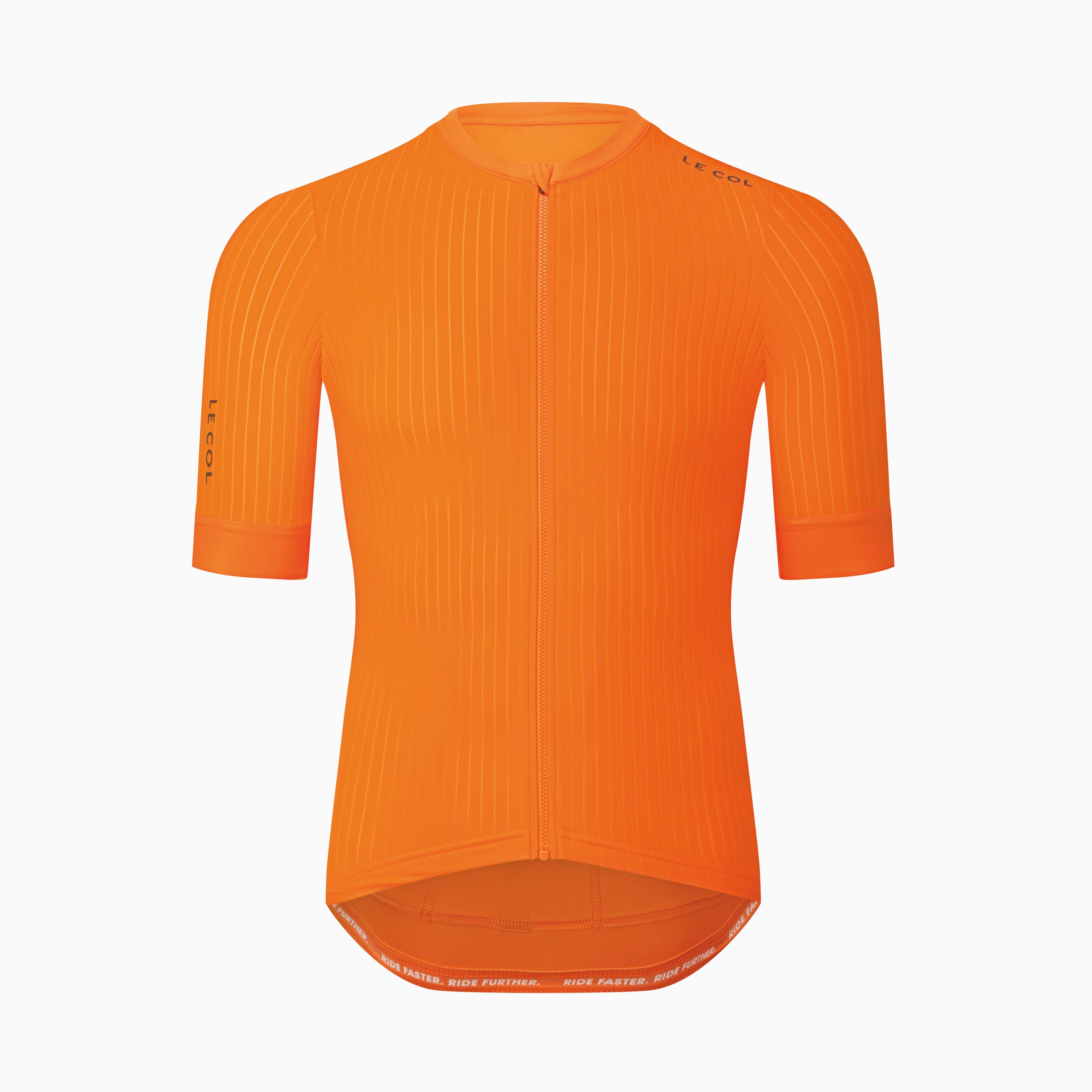 Maillot Cycliste Vintage 70's - Orange - Coton - Taille M (équivalent L) - Occasion