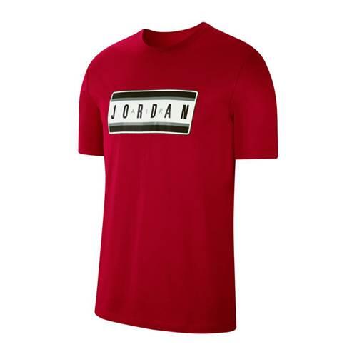 Nike - T-shirt Universel Hommes Nike Jordan Sticker Crew - T-shirt Manches Courtes - Rouge - 48 Xl - Decathlon
