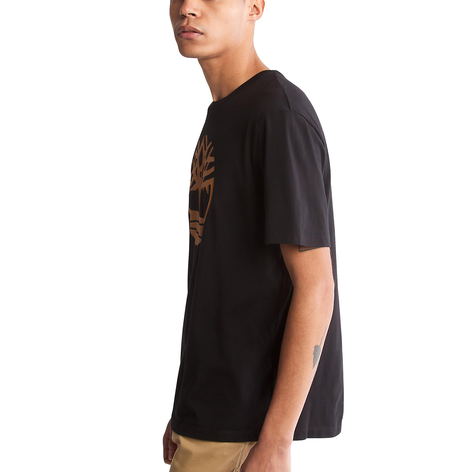 T-shirt Kennebec River Tree Logo Zwart - TB0A2C2RP56 3/4
