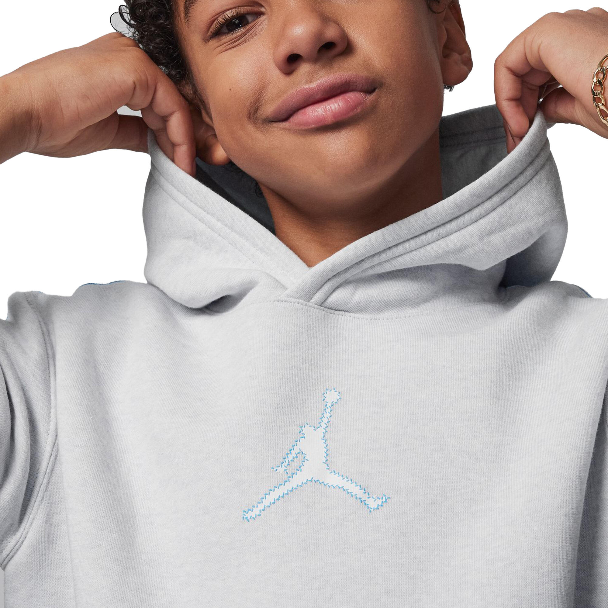 Hoodie MJ Flight MVP Grijs - 95C891-K53 3/4