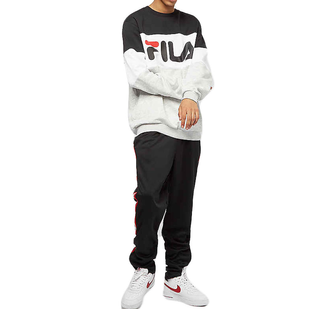 Sweat Fila Men Straight Blocked Crew - Homme 4/4