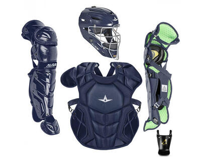 All Star CKCC912S7XS Catcher's Kit 9-12 Jahre Farbe Scharlachrot