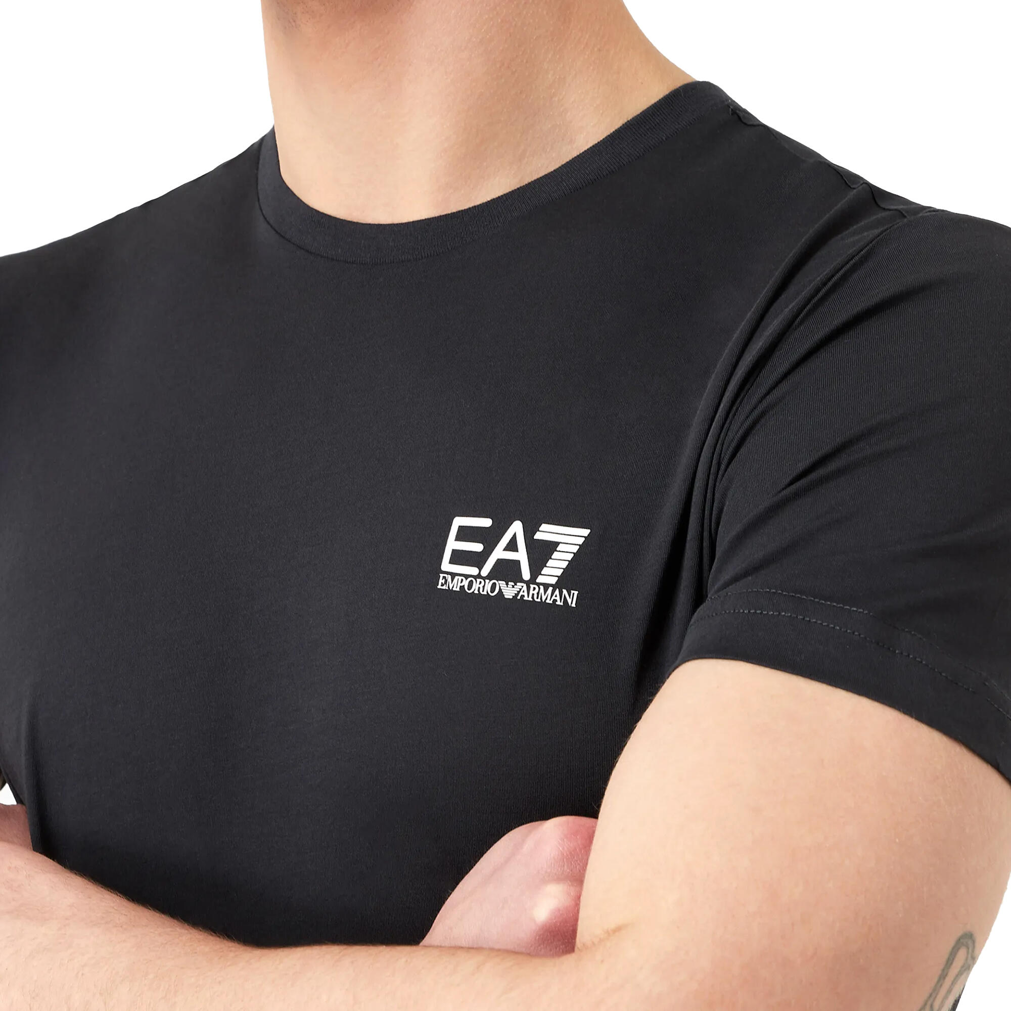 T-Shirt Core Identity  Rozmiar XL Niebieski - 8NPT51PJM9Z-1578 3/4
