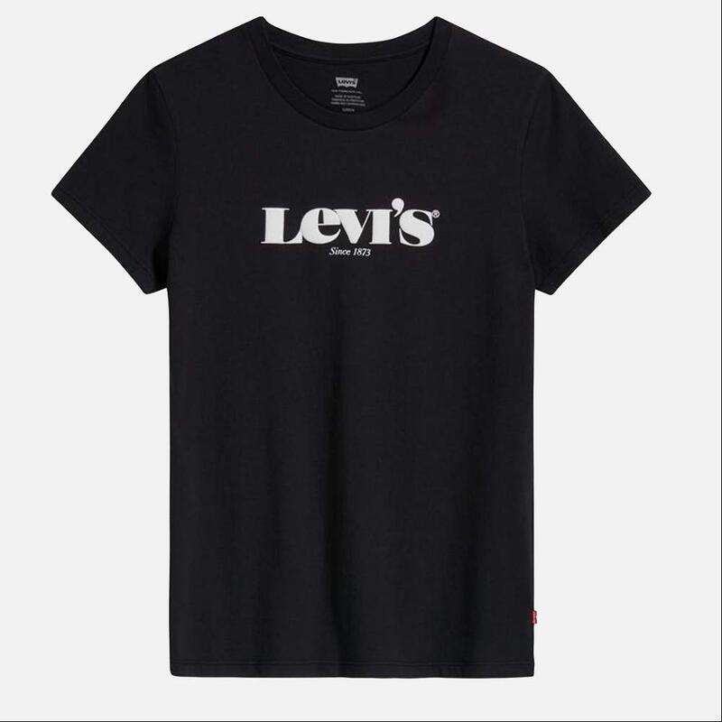 Női rövid ujjú póló, Levi's The Perfect Tee, fekete