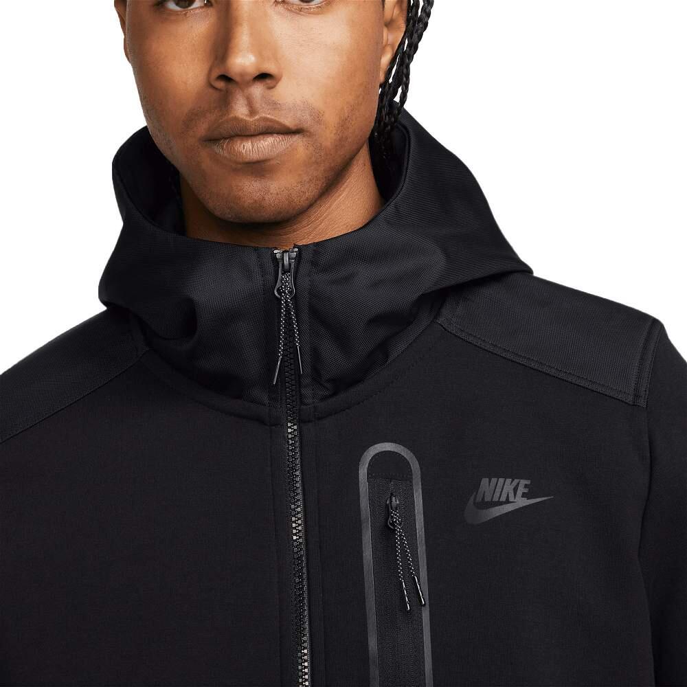 Sudadera Con Capucha y Cremallera Integral Tech Fleece Talla XL Negro - DR6165-… 3/4