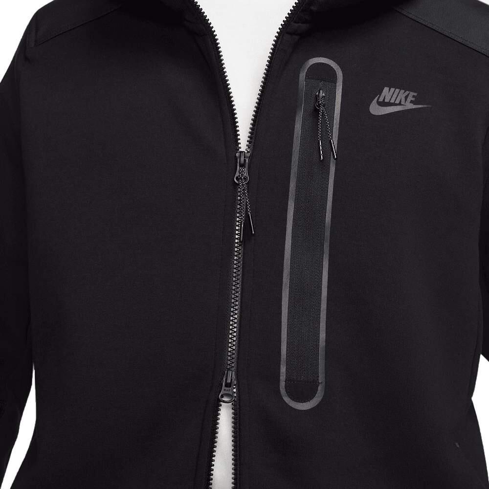 Sudadera Con Capucha y Cremallera Integral Tech Fleece Talla XL Negro - DR6165-… 4/4