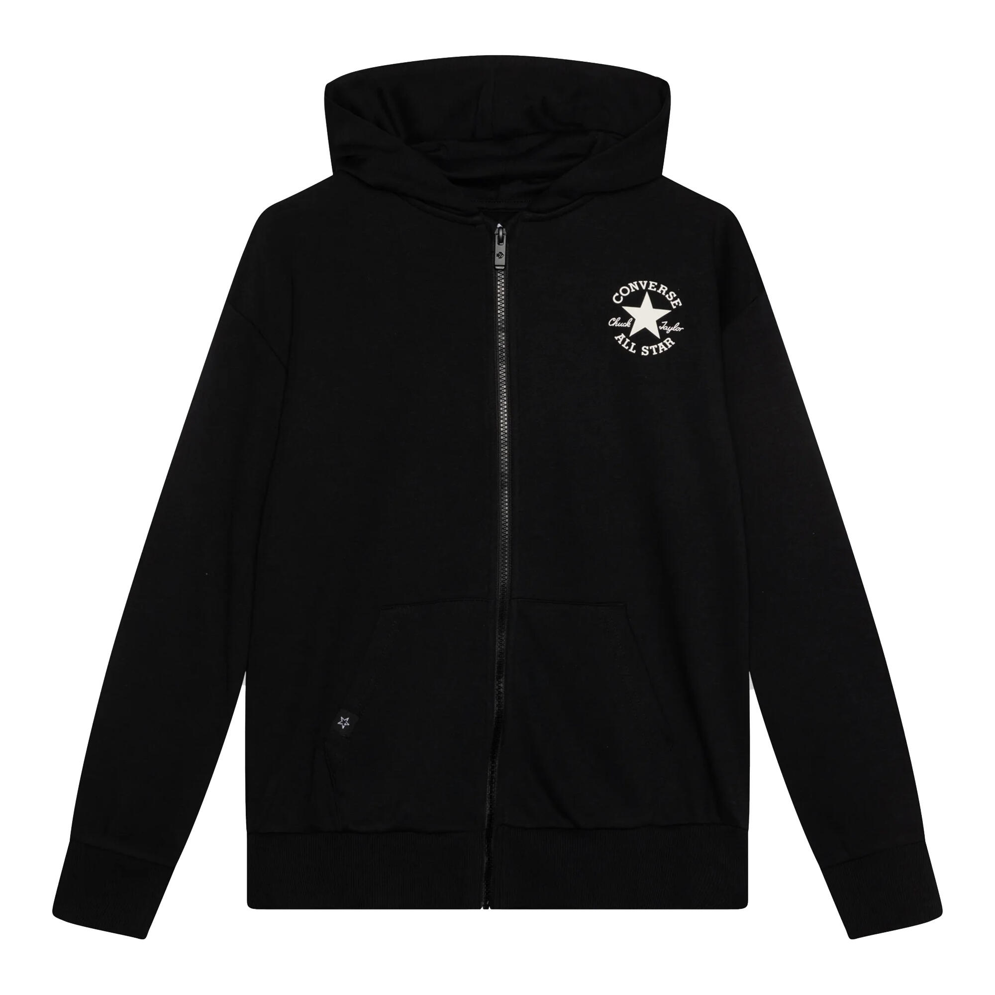 Sudadera Con Capucha y Cremallera Integral Sustainable Core Talla 10-12 A Negro… 1/3