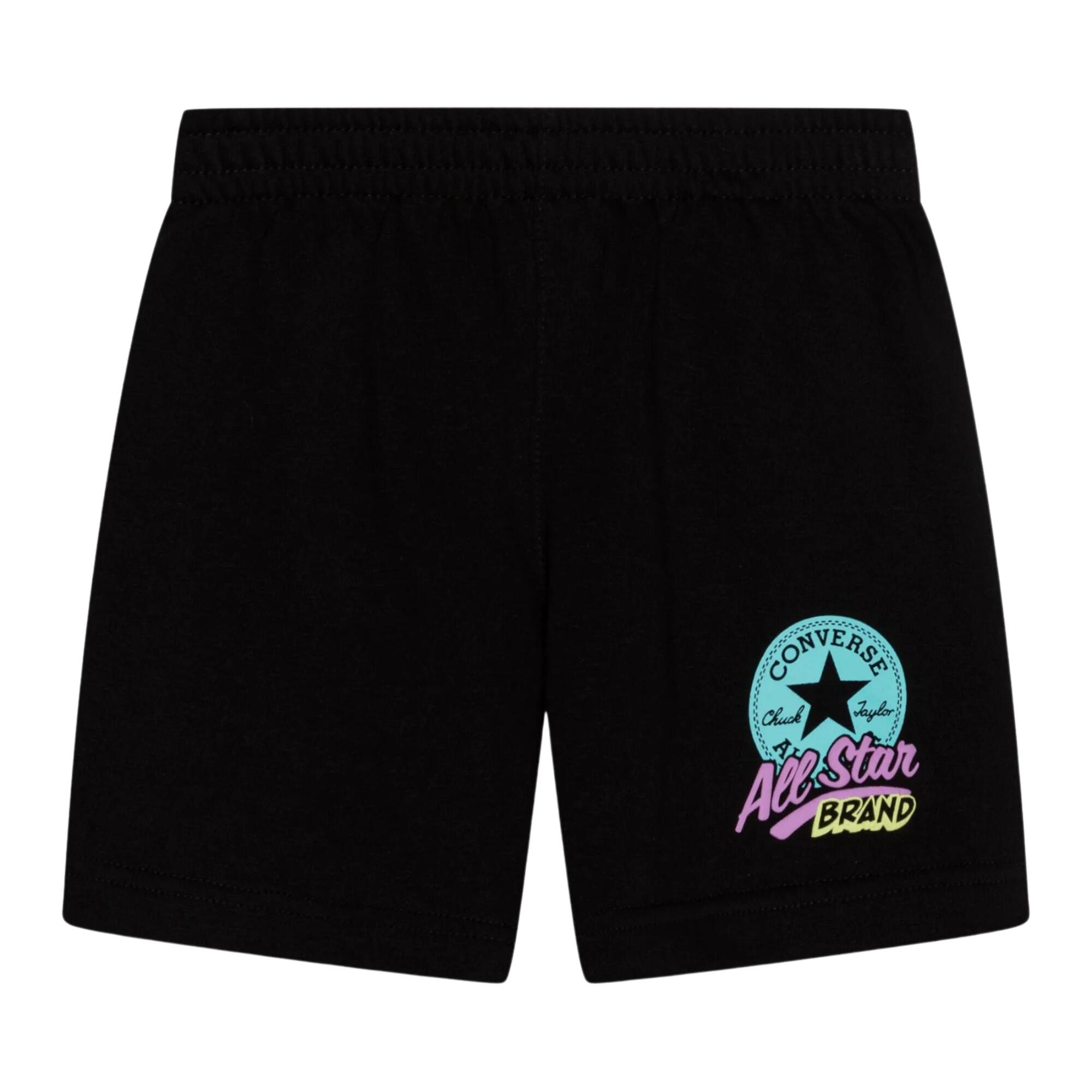 Ensemble T-shirt et shorts Sun Fresh Noir - 8CF800-023 3/4