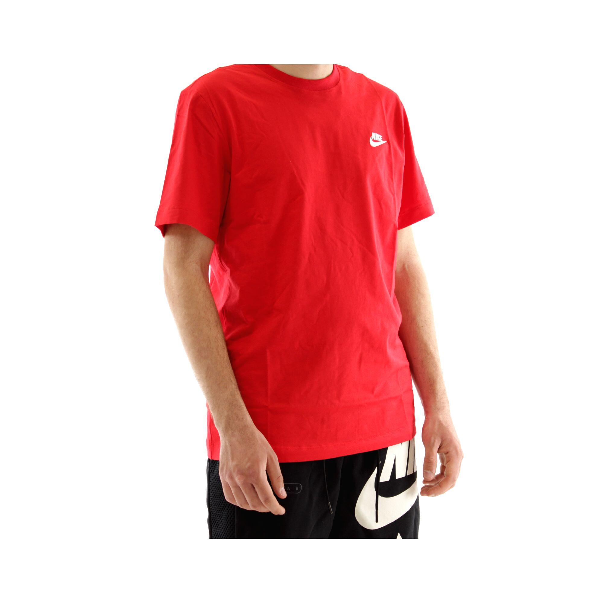 T-shirt uomo nike rosso 4/5