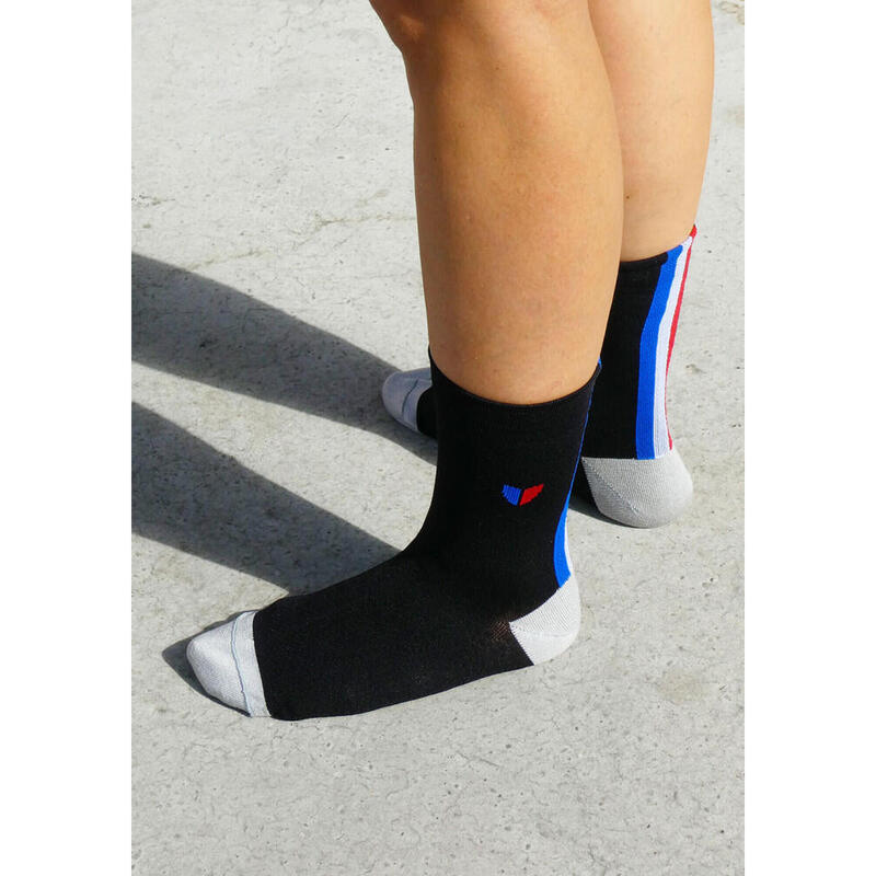 Chaussettes Les tricolores Noires