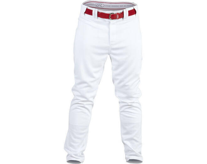 Pantaloni semi-rilassanti Rawlings YPRO150 per ragazzi, taglia L, bianchi 1/2
