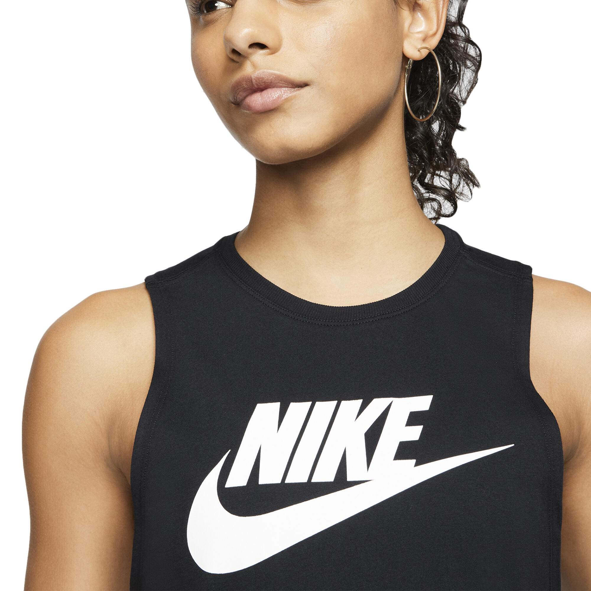 Camiseta Muscle Talla XS Negro - CW2206-010 3/4