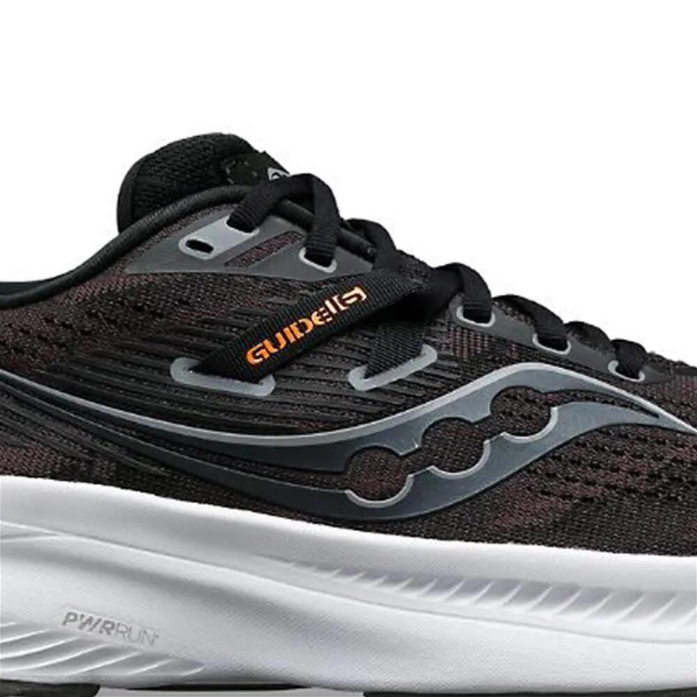Scarpe - corsa su strada - uomo - supporto e comfort - Guide 16 - nero/bianco 3/5
