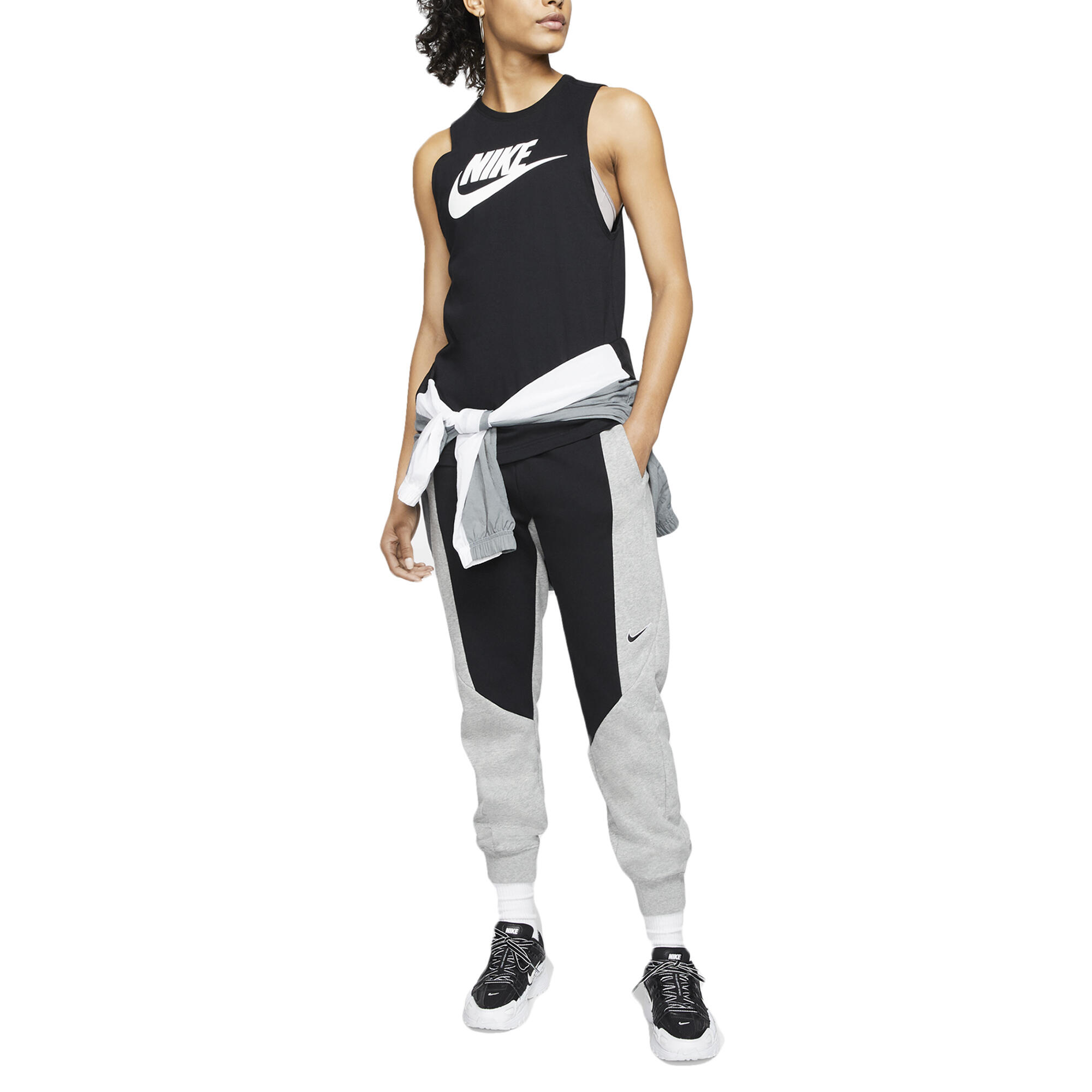 Camiseta Muscle Talla XS Negro - CW2206-010 4/4