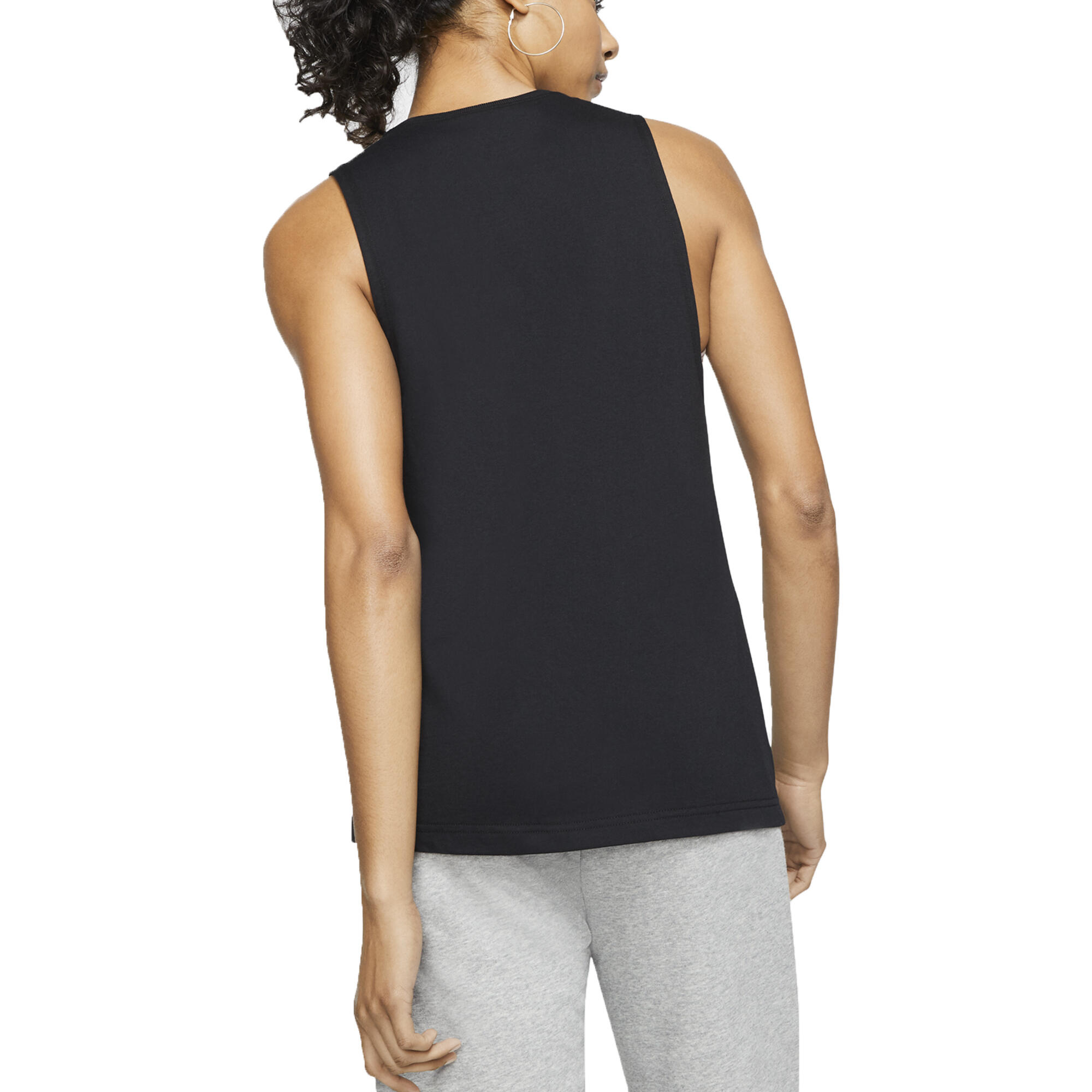 Camiseta Muscle Talla XS Negro - CW2206-010 2/4