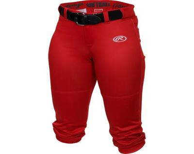 Rawlings wlnchg meisjes broek met riem l scharlaken