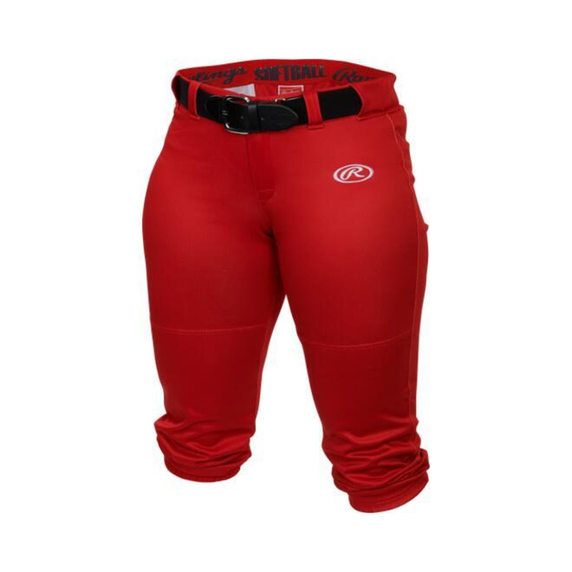 Rawlings - Rawlings Wlnchg Pantalon Ceinturé Pour Filles S Scarlet - Pantalons - Multicolore|noir|rouge - Petit - Decathlon