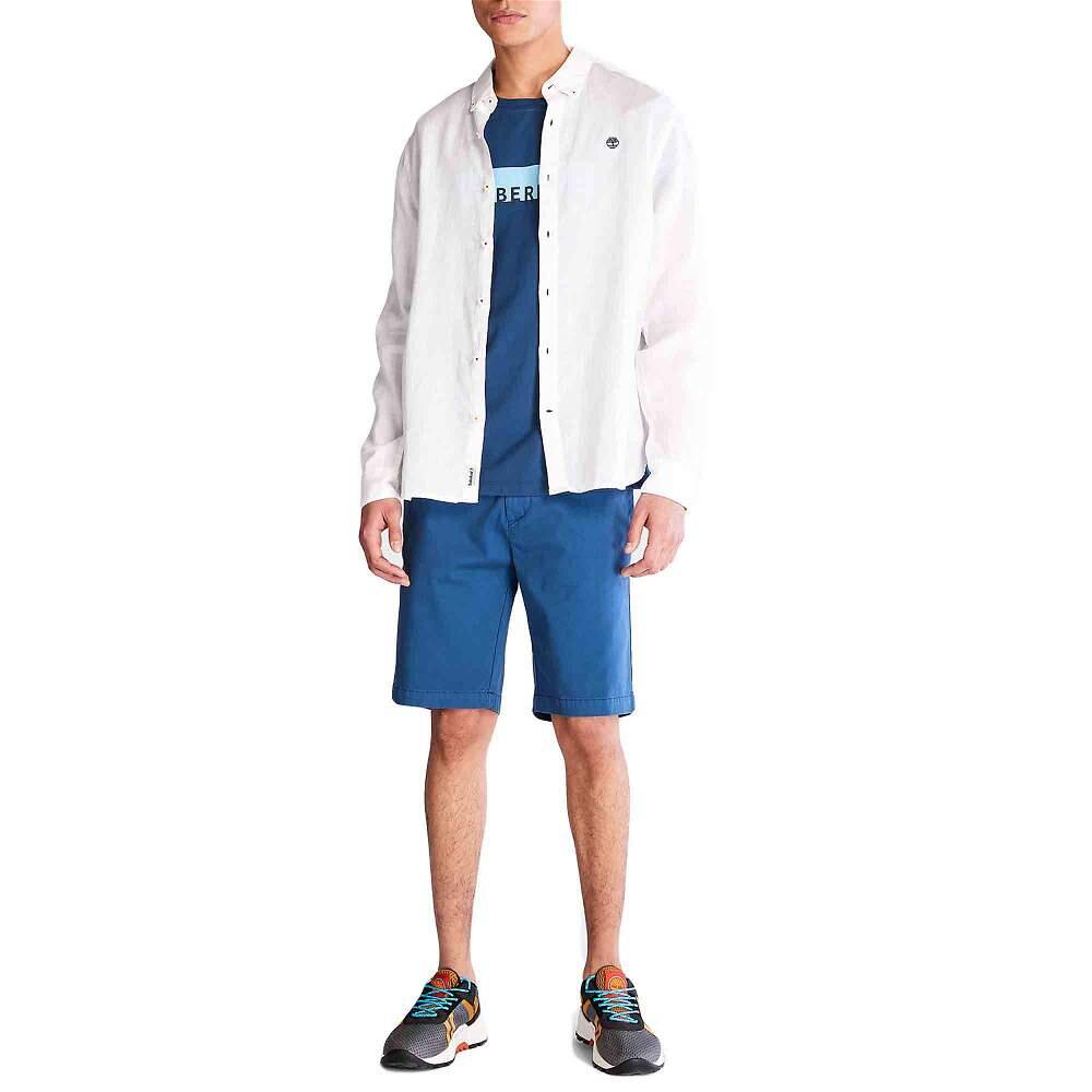 Chemise à manches longues Mill River Slim Fit Blanc - TB0A2DC3100 3/5