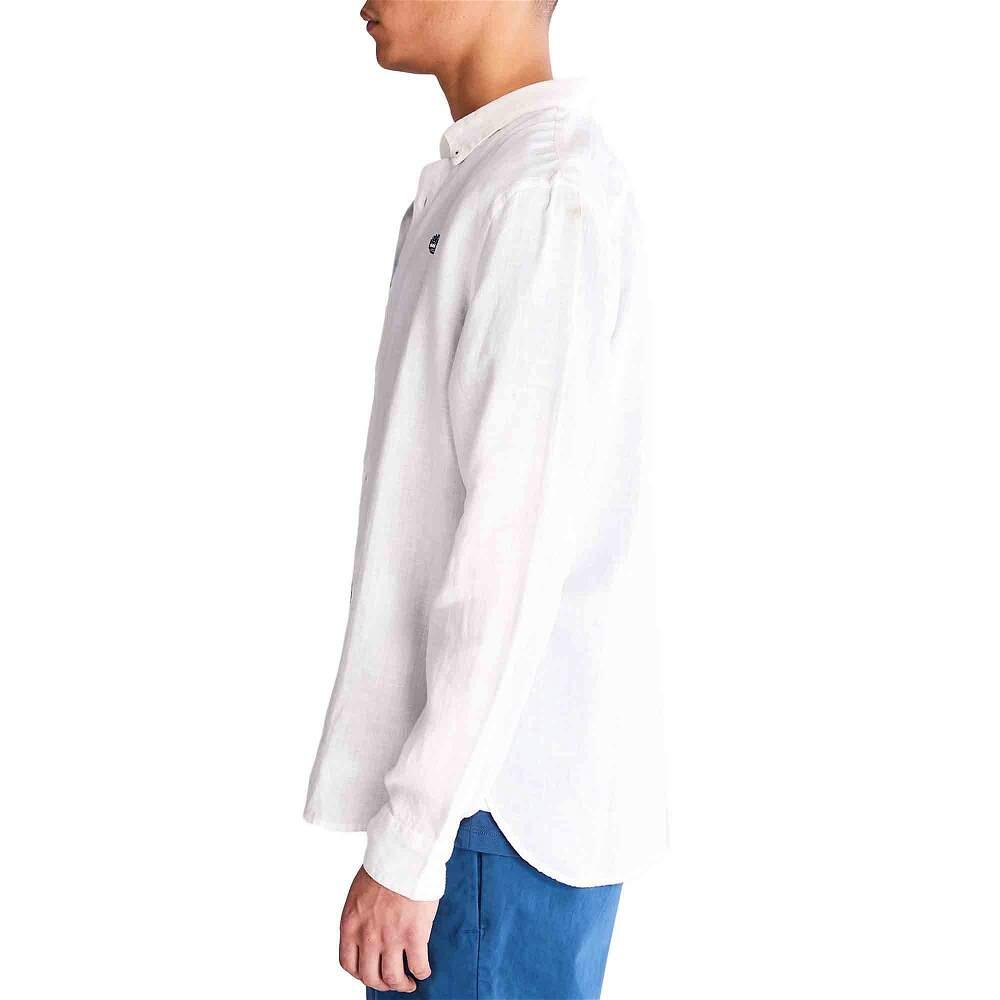 Chemise à manches longues Mill River Slim Fit Blanc - TB0A2DC3100 4/5