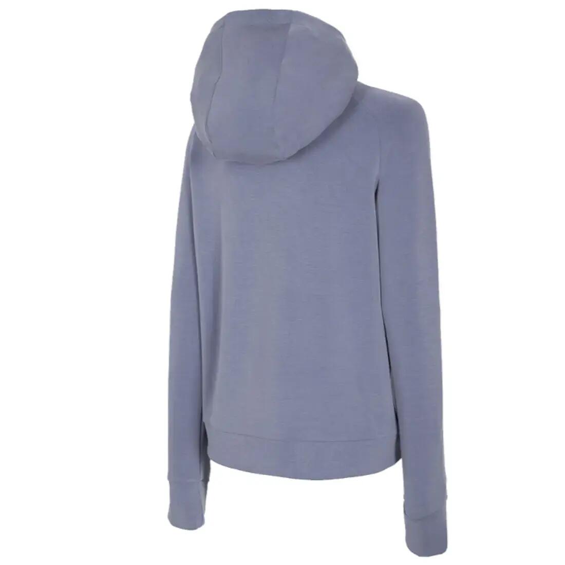 Női pulóver, 4F Women's Hoodie, kék 2/2