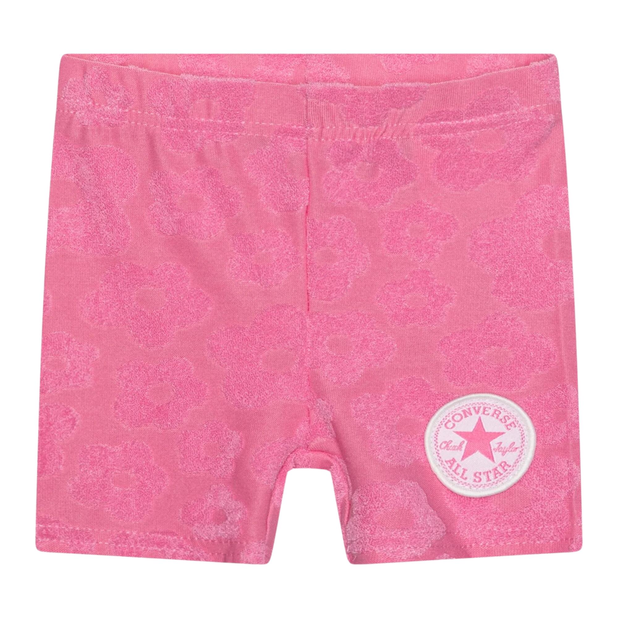 Ensemble T-shirt et shorts Chuck Patch Blanc - 3CF505-AG9 3/4