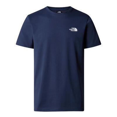 T-shirt simple dome blauw - nf0a87ng8k2
