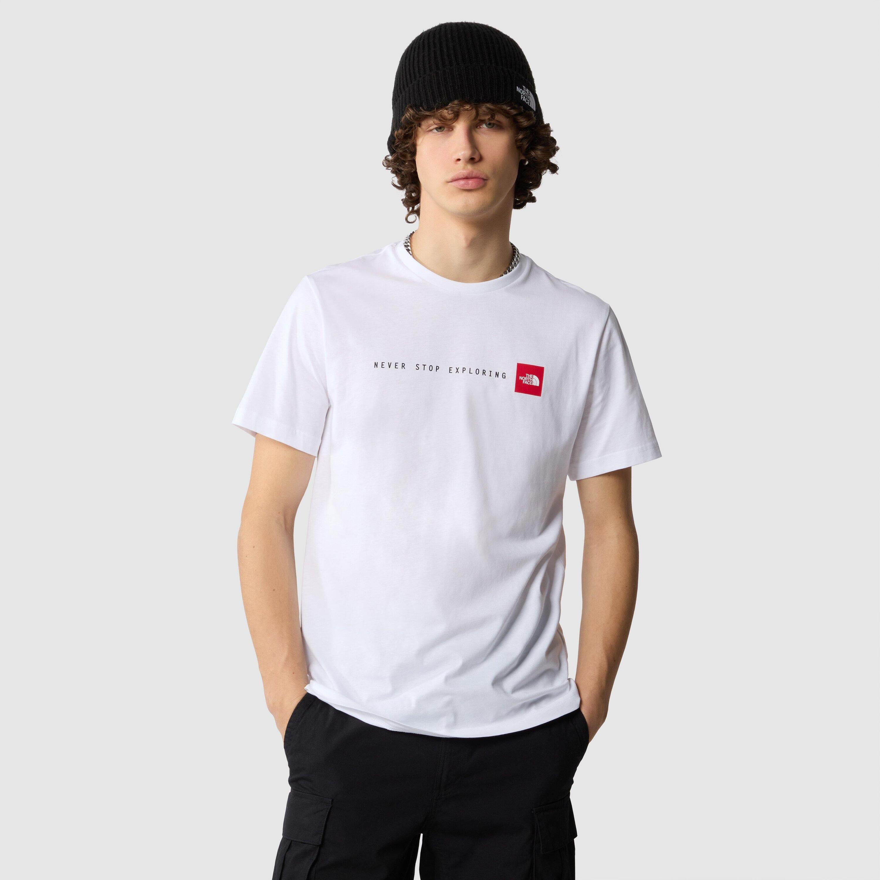 T-shirt Never Stop Exploring Blanc - NF0A87NSFN4 2/5