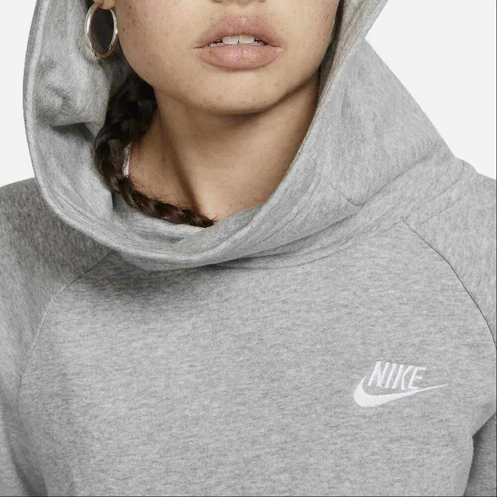 Sweat À Capuche ESSENTIALS Femme (Gris / Argenté) 4/5