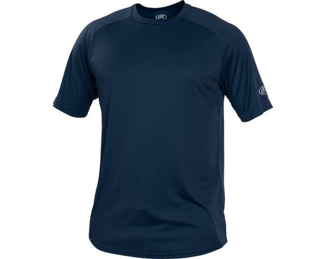 Rawlings rtt crew neck short sleeve m navy (manga curta)