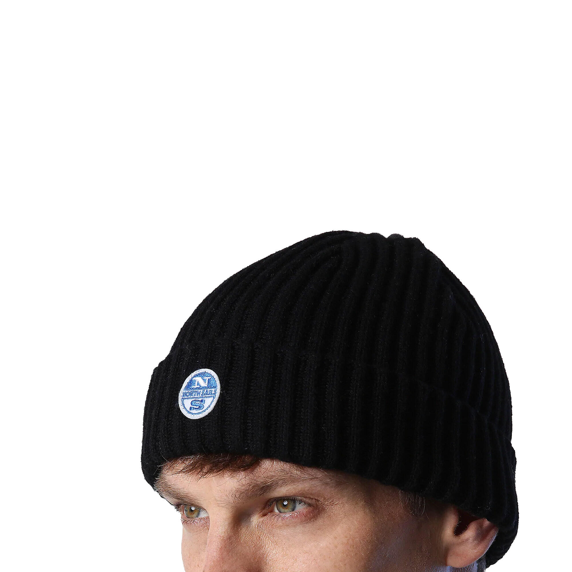 Muts Van Katoen En Wol Cotton Blend Zwart - 623178-0999 2/2