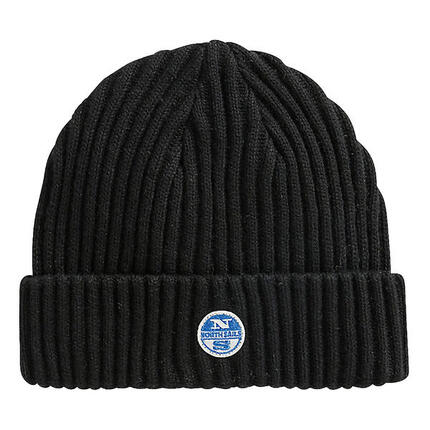 Bonnet En Coton Et Laine Cotton Blend Noir - 623178-0999