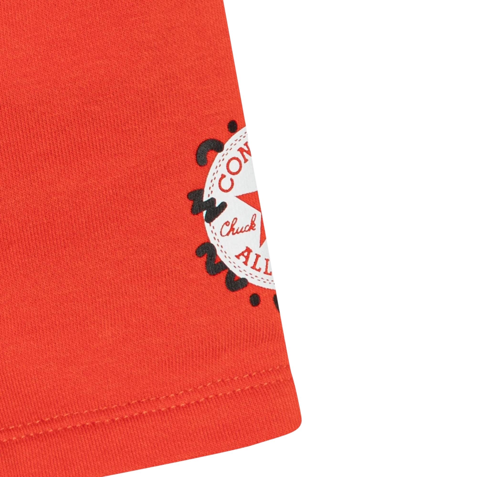 Ensemble T-shirt et shorts Squiggle Patch Blanc - 8CF303-R93 4/4