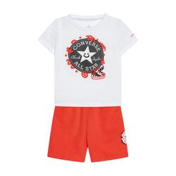 Ensemble T-shirt et shorts Squiggle Patch Blanc - 8CF303-R93