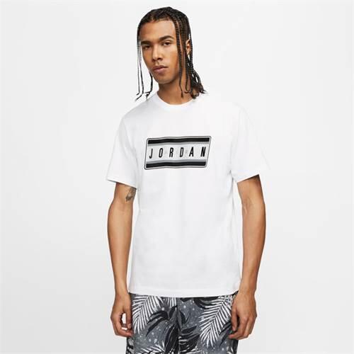 Magliette universali uomo Nike Jordan Sticker Crew 3/4