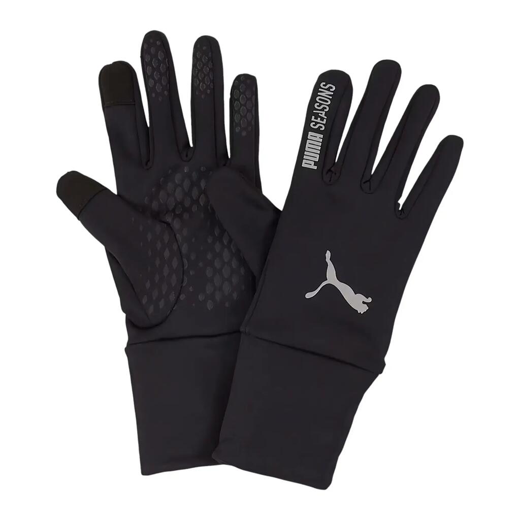 Unisex Adult Season Logo Gloves (Black)