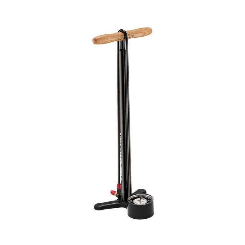 Lezyne Steel Floor Drive Tall Pumpe - SCHWARZ