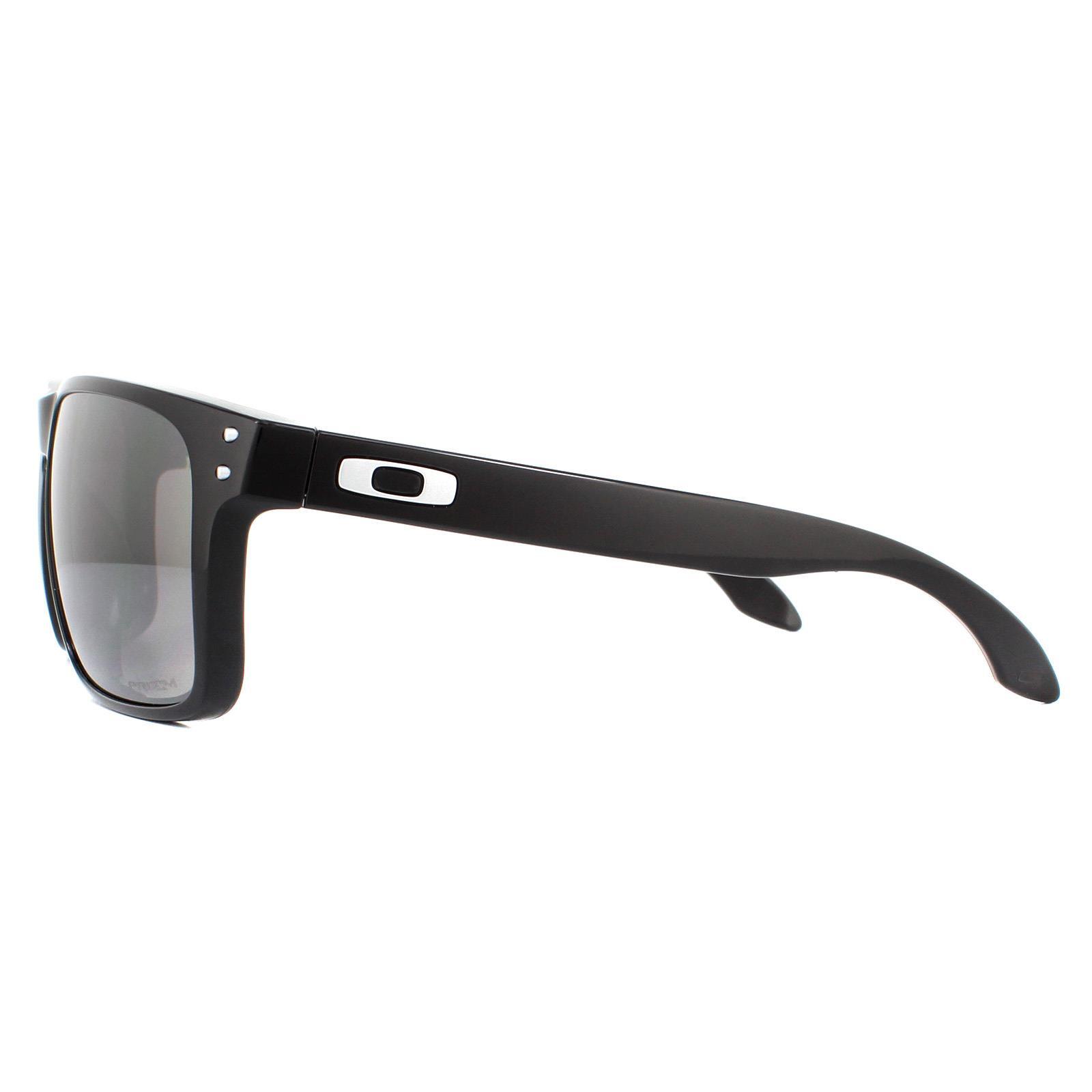 Oakley Square Mens Polished Black Prizm Black Sunglasses 3/4