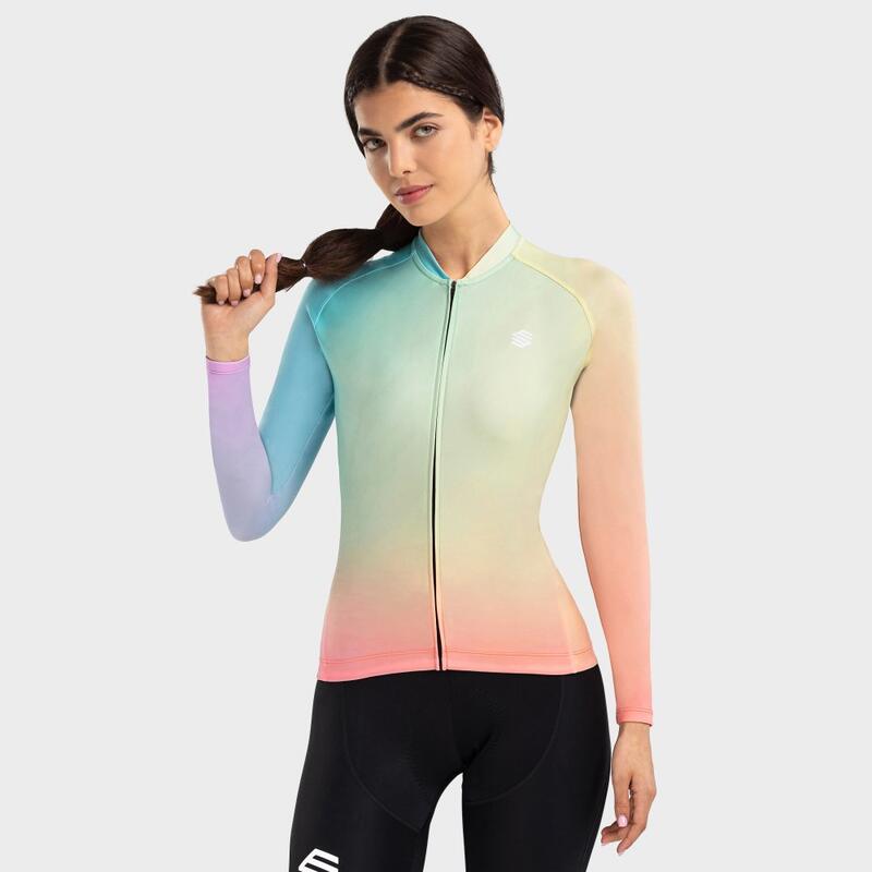 Maillot de manga larga mujer ciclismo M2 Madone SIROKO Amarillo