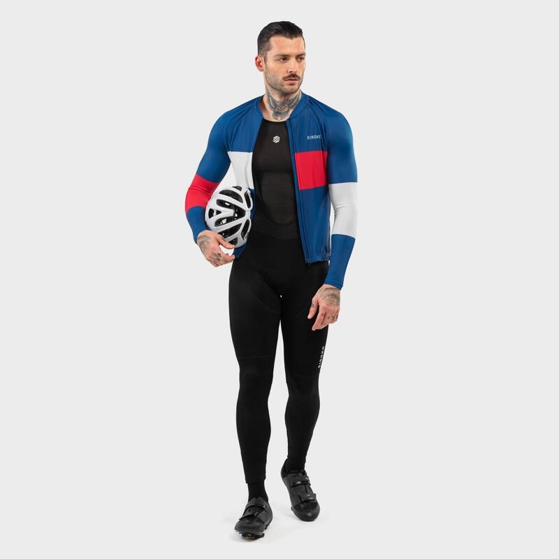 Herren Radsport langärmeliges radtrikot für M2 Vezzana SIROKO Blau