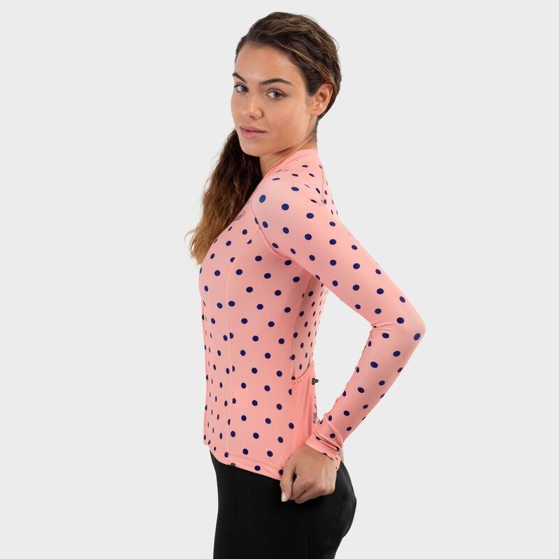 Damen Radsport langärmeliges radtrikot für M2 Grand Classic Schweinchenrosa