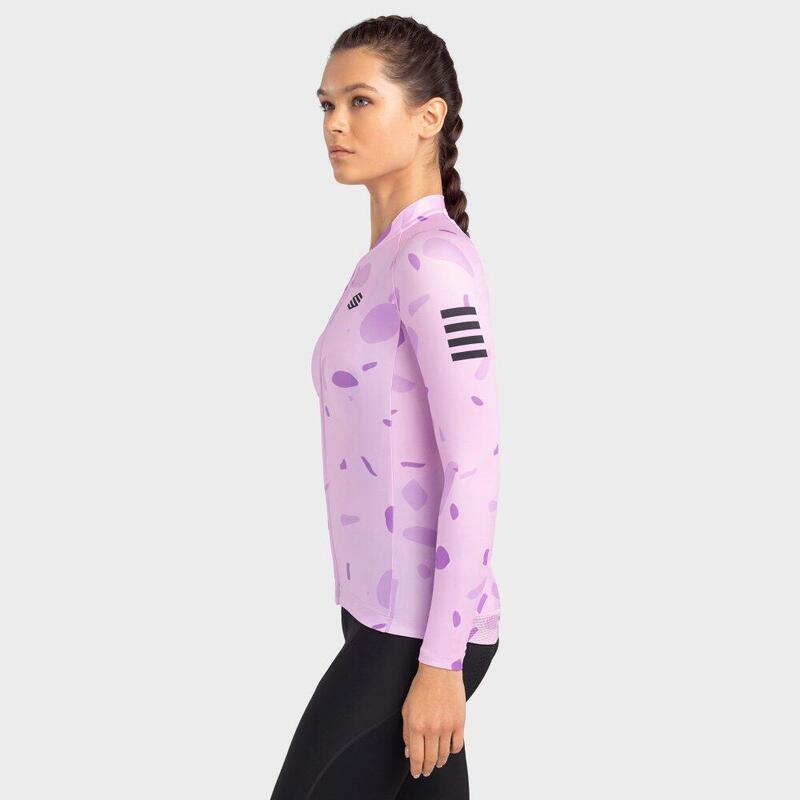 Damen Radsport langärmeliges radtrikot für M2 Annie SIROKO Lavendel