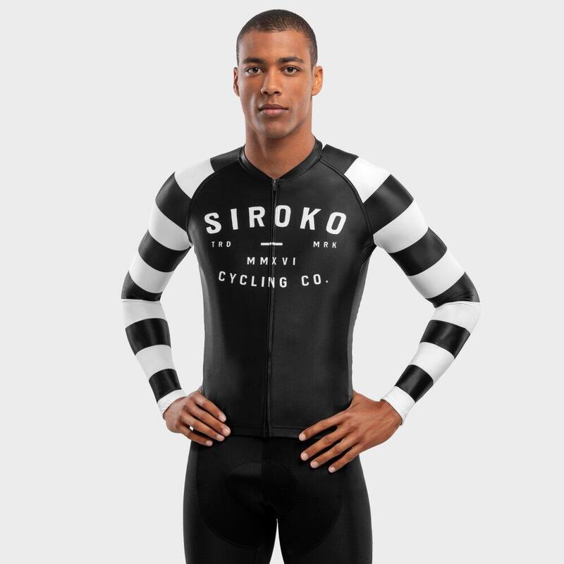 Maillot de manga larga hombre ciclismo M2 Summit SIROKO Negro