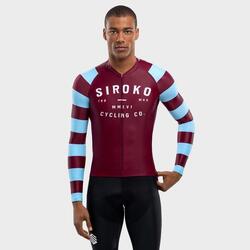 Heren Wielrennen wielershirt lange mouw M2 Siena SIROKO Bordeaux