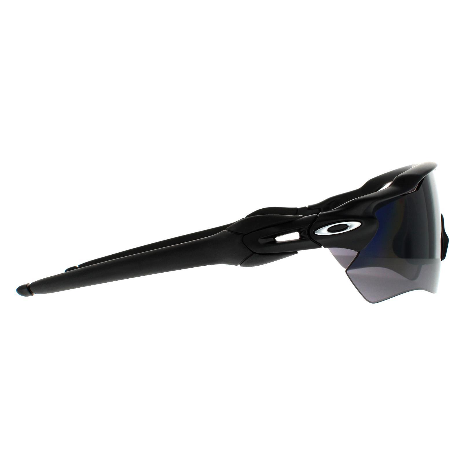 Oakley Wrap Mens Matte Black Prizm Black Polarized Sunglasses 4/4
